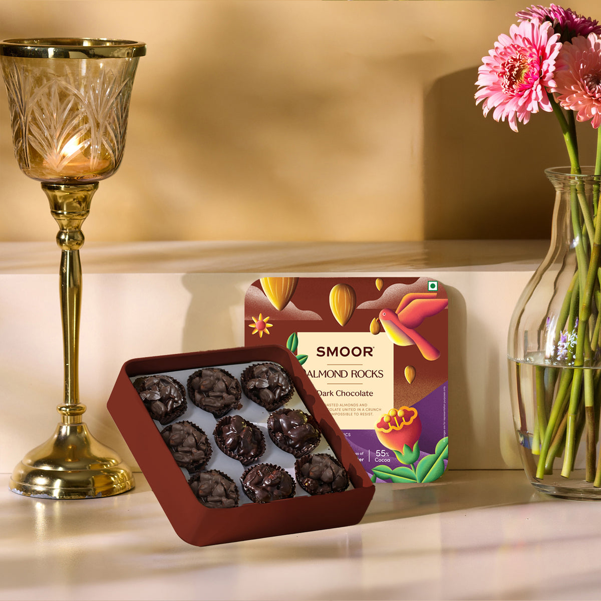 SMOOR ROASTED ALMOND ROCKS - BOX OF 9