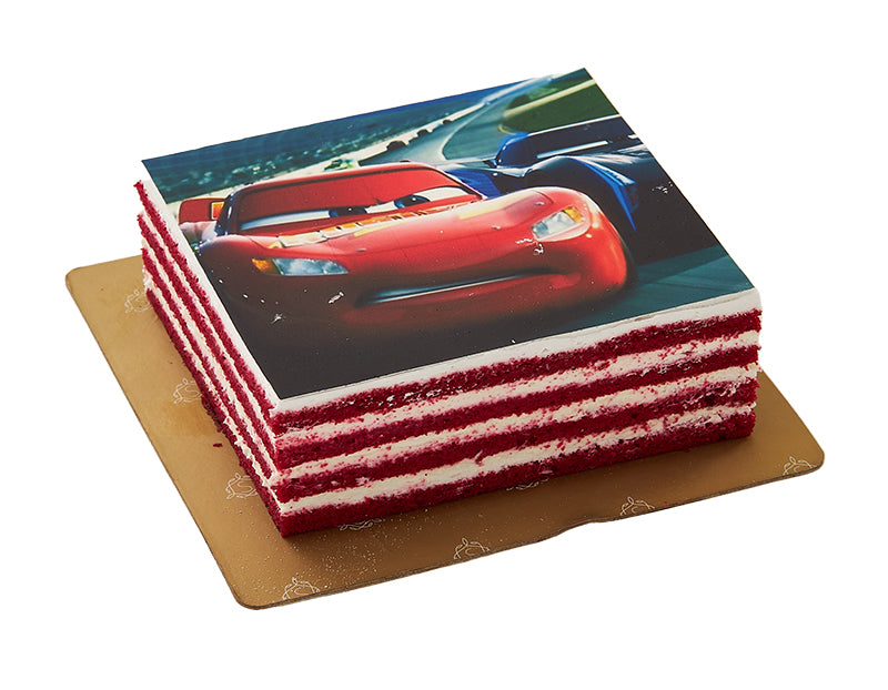 The Cars Print Cake