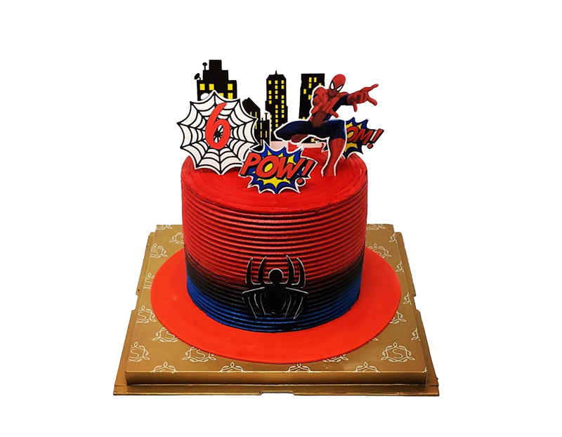 Spiderman Birthday Cake | Two Tier Spiderman Cake | Order Custom Cakes in  Bangalore – Liliyum Patisserie & Cafe