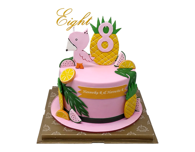 Pineapple Theme cake