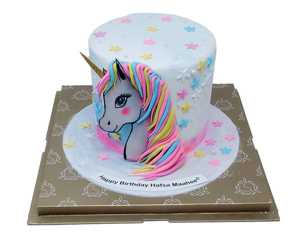 Pink Rainbow Unicorn Cake – Smoor