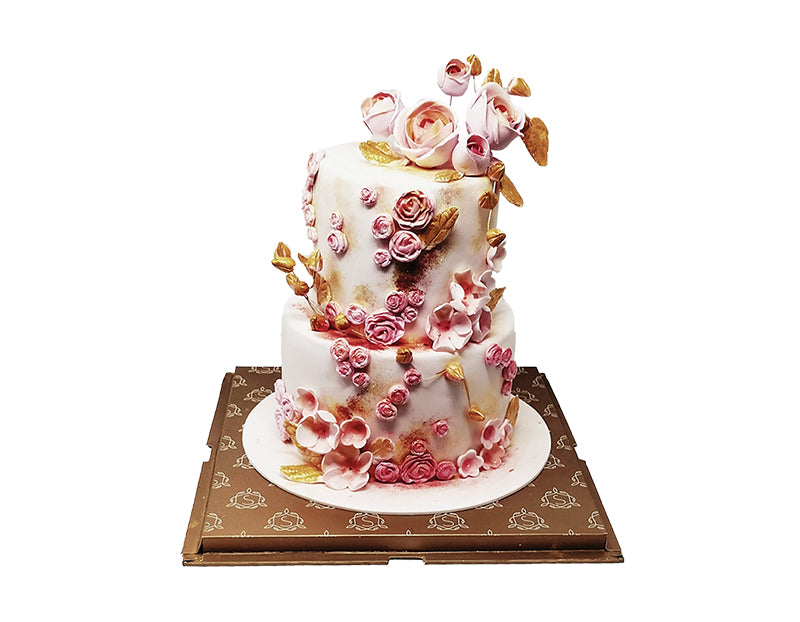 Pastel Roses Cake