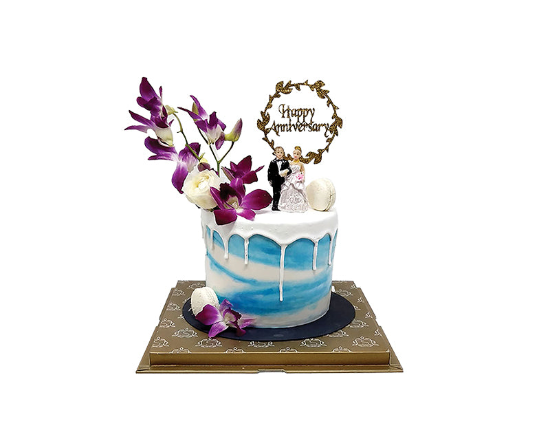 Orchids Wedding Cake