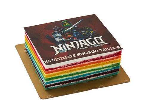 Ninjago Print Cake