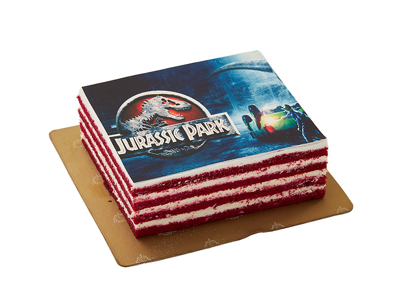 Jurassic Park Print Cake