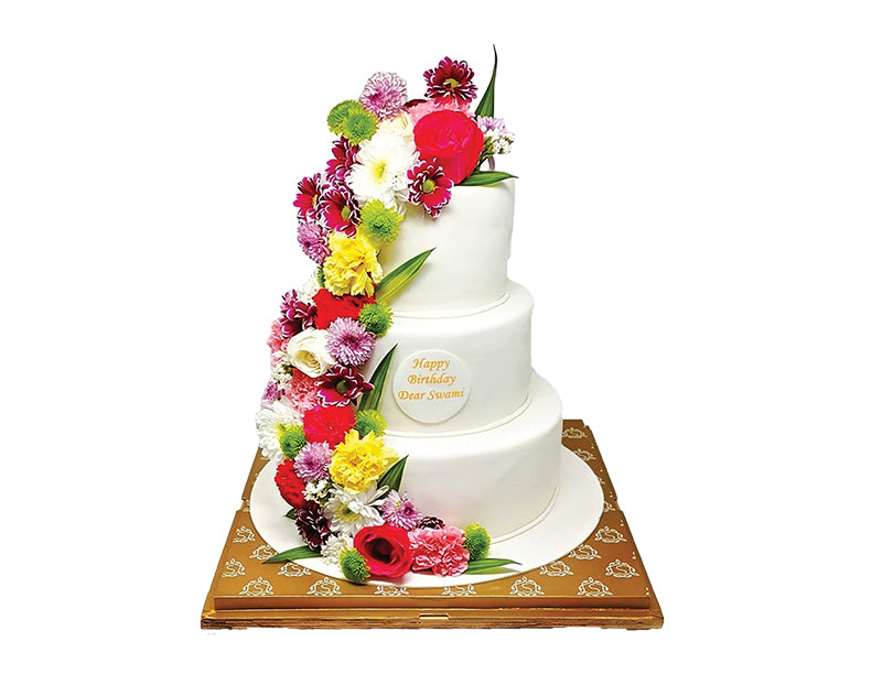 Elegant Flower Cake