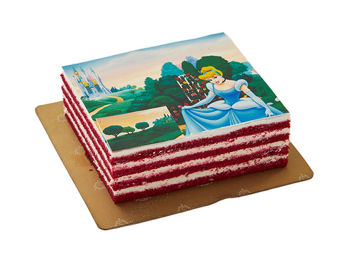 Cindrella Print Cake