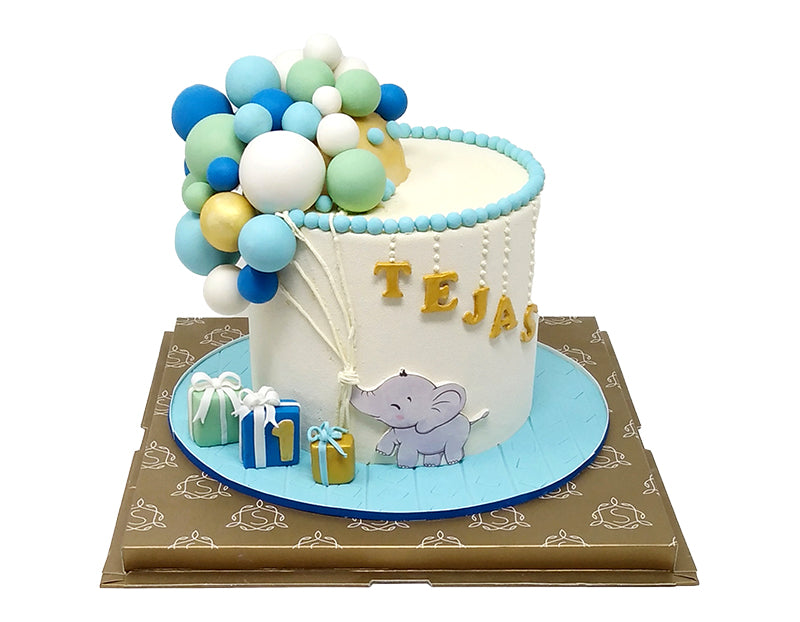 Balloon Birthday cake
