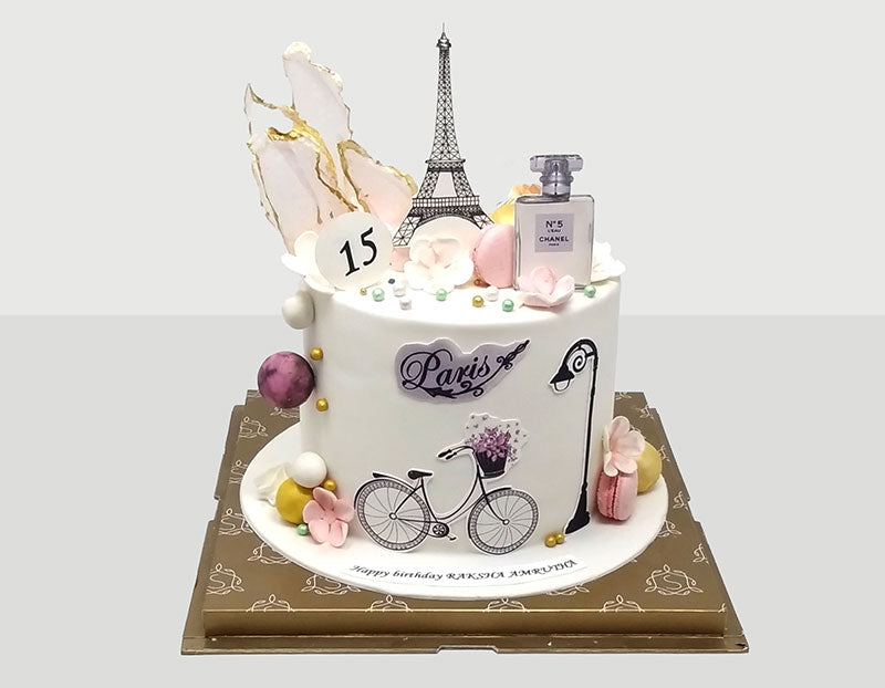 Paris Bonjour Cake