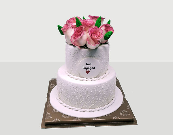 Best Elegant Engagement Cake In Hyderabad | Order Online