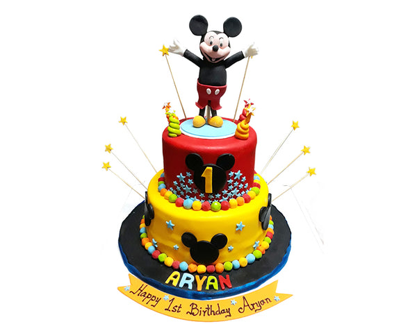 Amazon.com: Mouse Cake Topper Bow and Ears for Birthday (Red) : Toys & Games