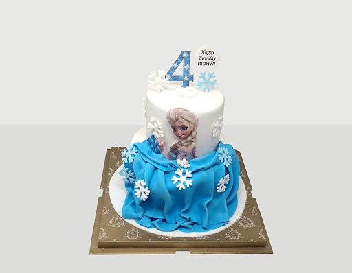 Online Frozen Theme Birthday Cake customised cakes delivered in Bangalore